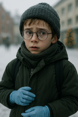 Portrait illustratif du personnage d'Artie dans le livre La tr&egrave;s catastrophique visite du zoo de Jo&euml;l Dicker